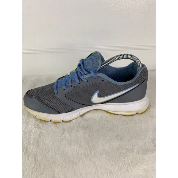 Nike Downshifter 6 Running Shoes Size 8.5 Gray Blue Green 684765-021 Sneakers - Picture 6 of 10